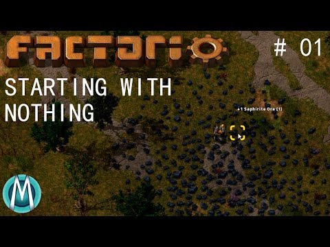 [Factorio] Angels & Bobs Ep 1: Starting With Nothing (Tutorial/Walkthrough)