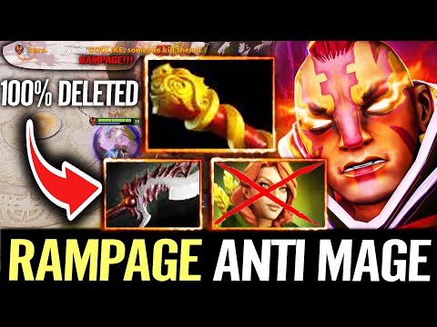 Anti Mage completely deleted Windranger with Monkey King Bar - RAMPAGE Pro Gameplay Dota 2.