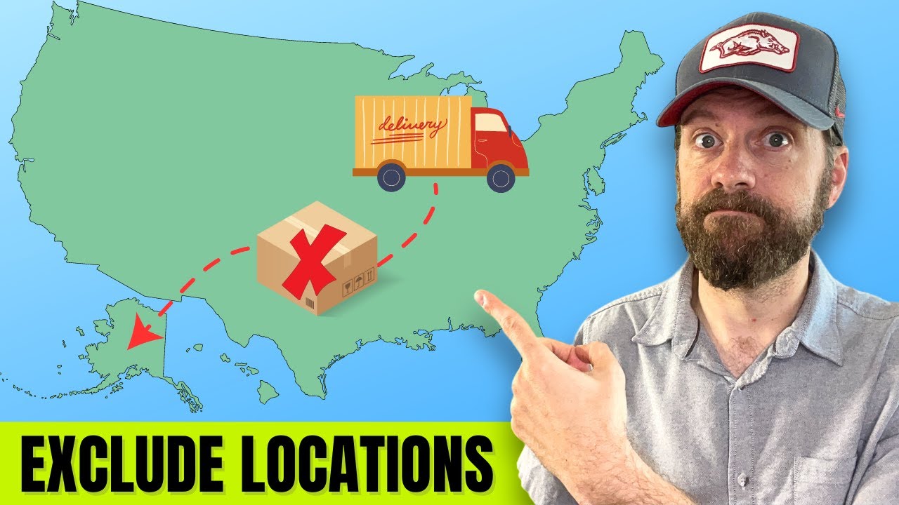 How to Exclude Shipping Locations on Ebay- Both Methods! VERY EASY!!!