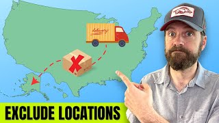 How to Exclude Shipping Locations on Ebay- Both Methods! VERY EASY!!!