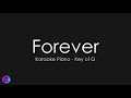 Kari Jobe - Forever | Piano Karaoke [Lower Key of G]