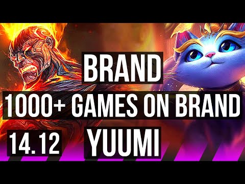 BRAND & Lucian vs YUUMI & Twitch (SUP) | 1000+ games, 6/3/9 | EUW Master | 14.12