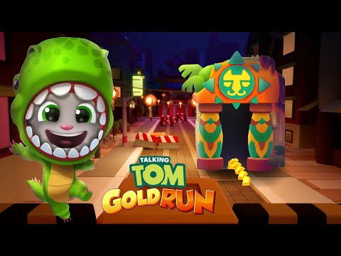 Talking Tom Gold Run - Dino Tom in China Update 2025 // Dino Event Unlock New Character 🦖🧧🌋