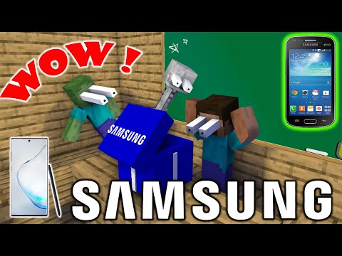 Monster School: Open Samsung Gifts - Minecraft 3D Animation