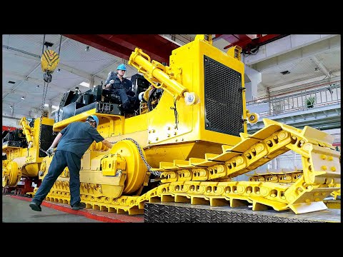 Amazing Bulldozer Mass Production Process! Impressive Modern Factory！