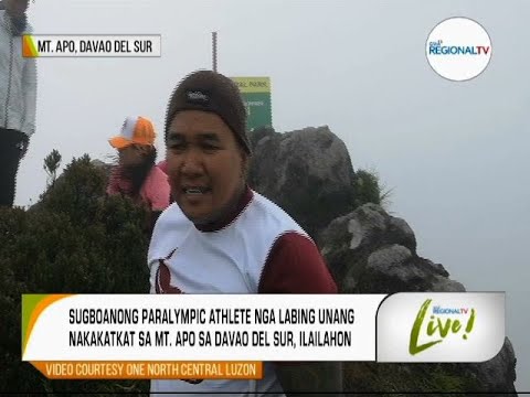 GMA Regional TV Live: Sugbuanong Paralympic Athlete, Labing Unang Nakakatkat Sa Mt. Apo