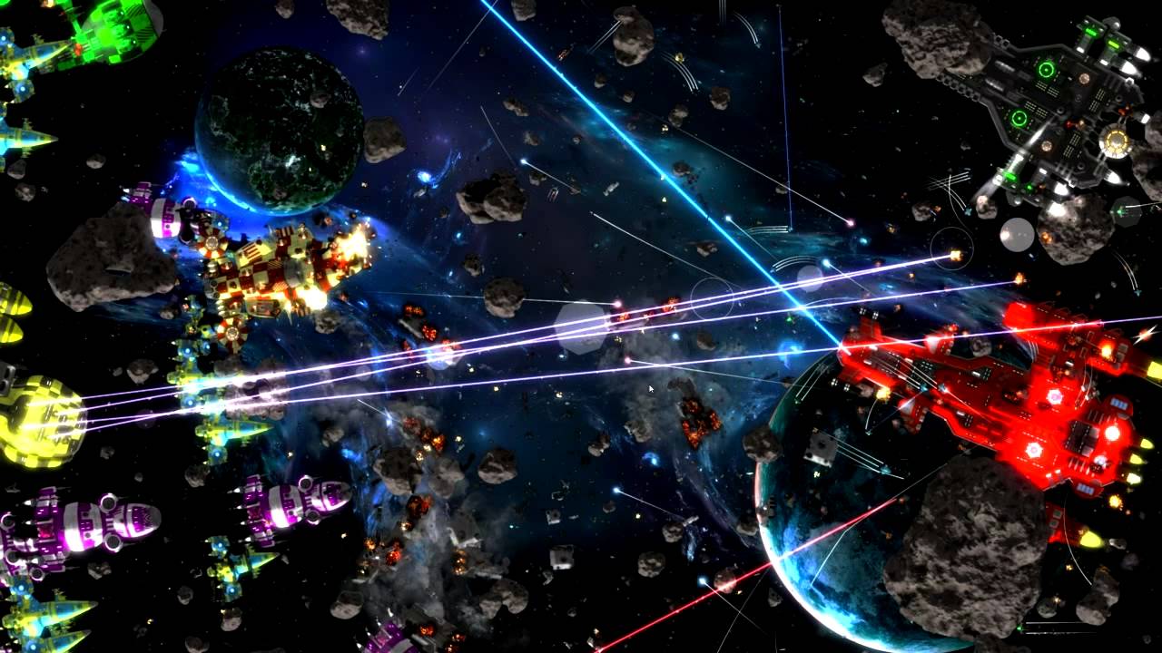 Gratuitous Space Battles 2 pre-alpha Battle Effects - YouTube