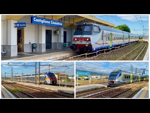 Treni regionali in arrivo e partenza dalla stazione di Castiglione Cosentino