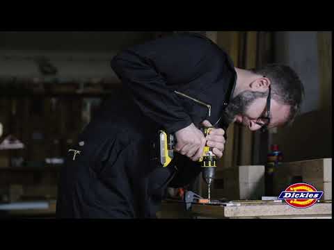 Dickies Redhawk Overall with Zip Front - Black - WD4839