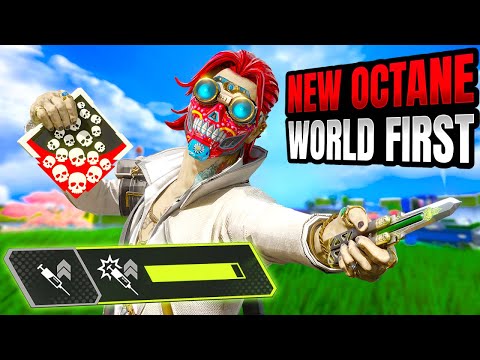 NEW OCTANE REWORK 20 KILLS WORLD FIRST (Apex Legends Gameplay)