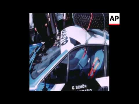 SYND 22 1 78 HIGGLIGHTS OF MONTE CARLO CAR RACE STARTS IN FRANKFURT AND ROME