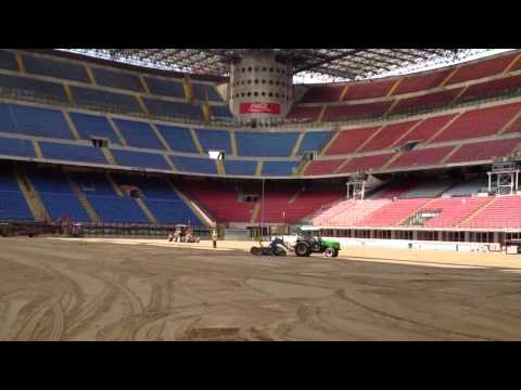 San Siro sottofondo per l'erba ibrida - background for hybrid grass