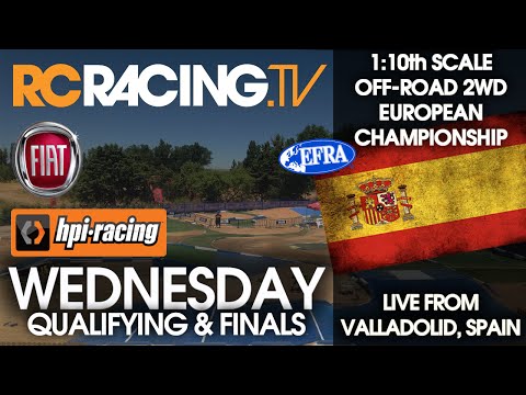 EFRA 1/10th 2WD Off Road Euros 2016 - Wednesday - Finals Day - Live