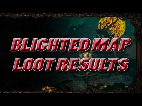 Loot From 30 Yellow Blighted Maps! Teal Oils Vs Amber Oils!