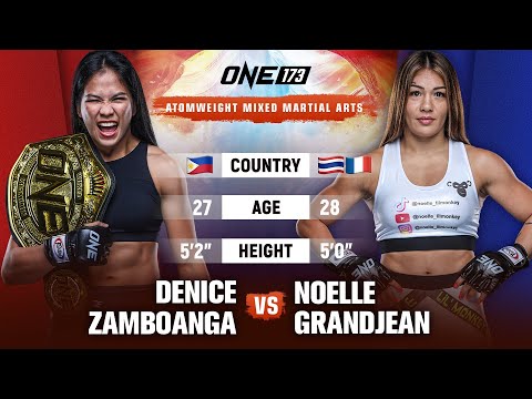 Hard-Fought Women’s MMA Brawl 🔥 Denice Zamboanga vs. Noelle Grandjean