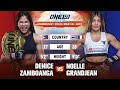 Hard Fought Women S MMA Brawl Denice Zamboanga Vs Noelle Grandjean