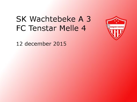 20151212 SK Wachtebeke A - FC Tenstar Melle