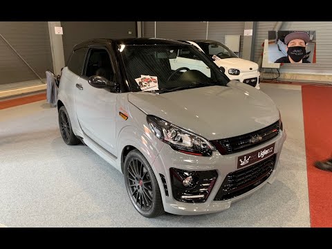 Thumbnail for Ligier JS Sport 50 L (long) dci ultimate mini 45km/h compact city car walkaround and interior K1019 by Ligier