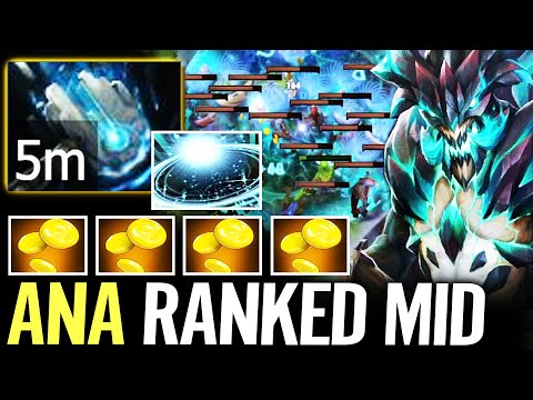 🔥 ANA OD MID RANKED MATCH — 5min Meteor Hammer 20.000 GOLD Hard Comeback Dota 2 Pro