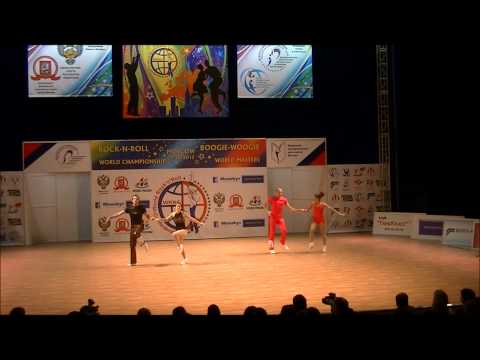 Benjamin FEDERL und Caroline SCHERER World Championship Moskau 27.10.2012 Rock´n´Roll Quarter F.