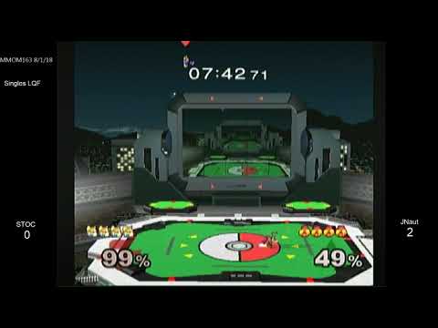 MMOM163 SSBM - STOC (ICs, Fox) vs. JNaut (Sheik) - Melee LQF