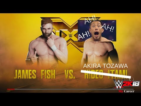 WWE 2K18 My Career Mode (The James Fish Chronicles) Episode 2: NXT Debut vs Akira Tozawa