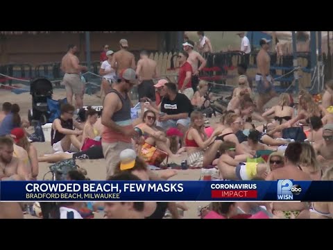 People flock to beach over holiday weekend