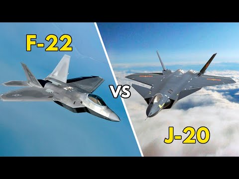 J-20 vs F-22 | ¿China o Estados Unidos? | ¿Quien GANARÍA en un COMBATE AÉREO?