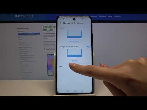 How to edit the navigation bar on HONOR 10X Lite - change the navigation bar