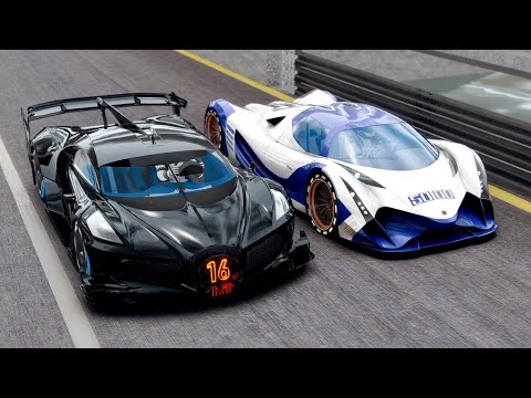 Bugatti Black Devil VGT Concept vs Devel Sixteen at Special Stage Route X