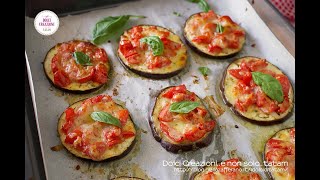 PIZZETTE DI MELANZANE AL FORNO