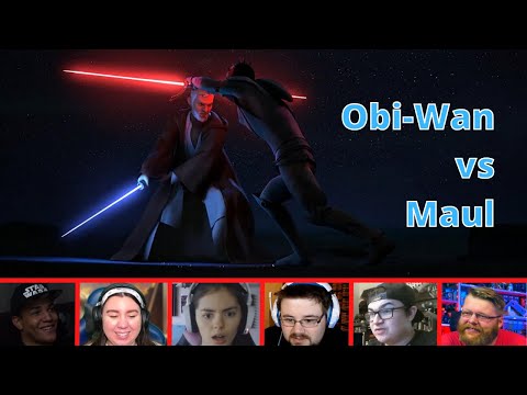Reactors Reaction to OBI-WAN KENOBI vs. DARTH MAUL from Star Wars Rebels 3x20 | Twin Suns
