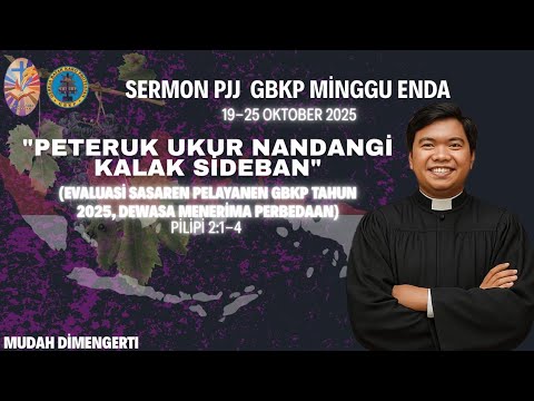GBKP Distance Learning Reflection, October 19-25, 2025 || SERMON #pjjgbkpthisweek