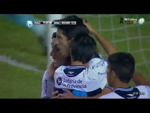 Gol de Fernandez. Racing 0 - Gimnasia LP 1 | Torneo Final 2014 - Fecha 14