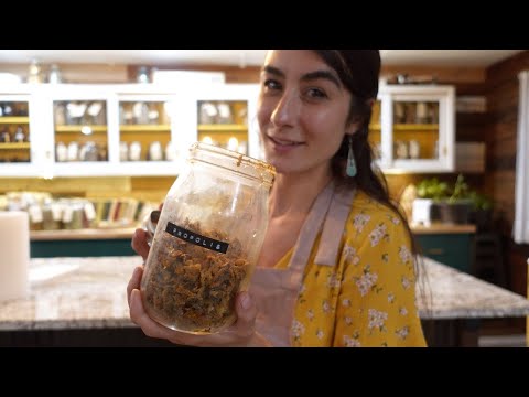 How to make a Propolis (aka Bee Glue) Tincture-  From Start to Finish!!!
