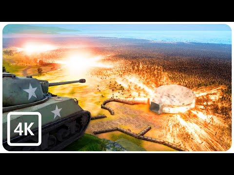 7 BUNKERS vs 2,000,000 EVIL ARMY Landing - Ultimate Epic Battle Simulator 2 UEBS 2 (4K)