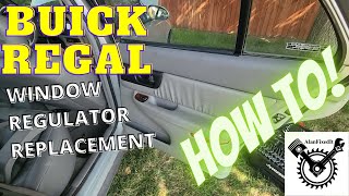1997-2004 BUICK REGAL WINDOW REGULATOR REPLACEMENT