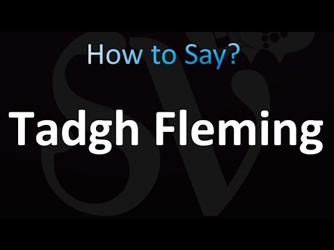 How to Pronounce Tadgh Fleming (Correctly!)