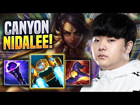 CANYON IS A MONSTER WITH NIDALEE! - DK Canyon Plays Nidalee JUNGLE vs Bel'veth! | Preseason 2023