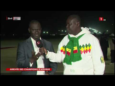 DIRECT AIBD : L'ARRIVÉE DES LIONS CHAMPIONS D’AFRIQUE- LUNDI 19 JANVIER 2026