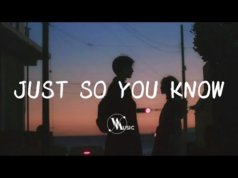 Jesse McCartney - Just So You Know (Lyrics)