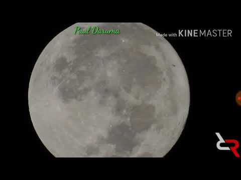 Estación Espacial Internacional Cruzando la Luna