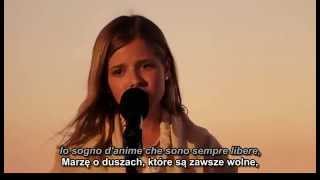 Jackie Evancho - Nella Fantasia W wyobraźni Tłumaczenie polskie napisy tekst lyrics eng sub