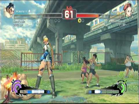 SSF4 Cammy vs Honda 1 5-11-10 Endless battle