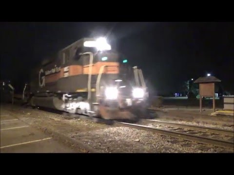 Nighttime DODX Nuclear Waste Train Chase
