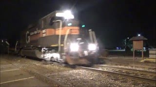 Nighttime DODX Nuclear Waste Train Chase