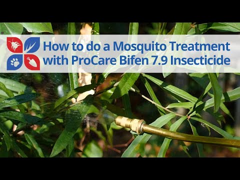  Mosquito Treatment with ProCare Bifen 7.9 Insecticide Video 