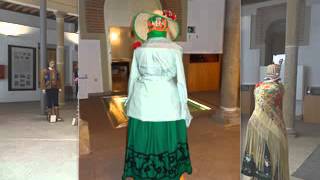 Exposición de trajes regionales de extremadura en Plasencia