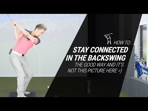 Part of a video titled How to Stay Connected in the Backswing - the Good Way!!!