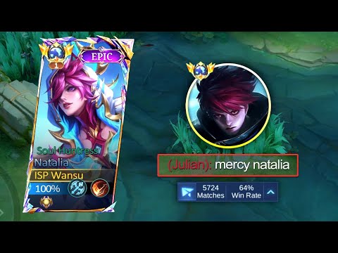 GLOBAL NATALIA BEST PENETRATION AND CRIT  BUILD 🔥 | NATALIA EXP GAMEPLAY | MLBB